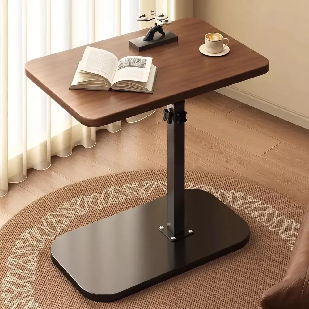 Mesa Ajustável Multifuncional Dobrável de Apoio Giratória 360° Para Notebook Sofá Sala Cama Café Mesa Lateral Suporte para Sofá