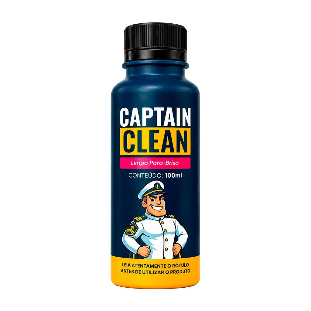 Limpa Para-Brisa Captain Clean Concentrado para Reservatório 100ml