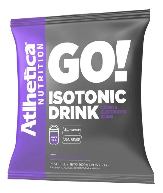 Isotonico Isotonic Drink 900g Go Atlhetica Repositor 30doses