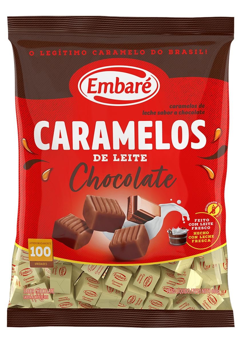 Embaré Caramelos Sabor Chocolate 660g