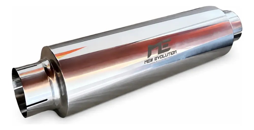 Abafador Universal Inox 304 Esportivo - 2,5 Polegadas