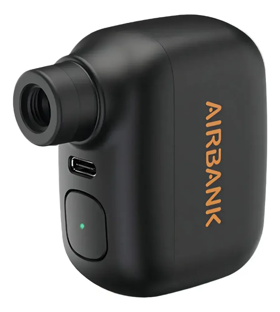 Mini Bomba De Bicicleta Elétrica Ultraleve Airbank, Cor Pret Preto