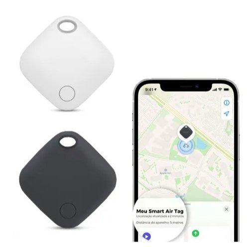 Tag Smart GPS  Rastreador Bluetooth - Localizador smart para Iphone - Dispositivo  Rastreamento De Objetos - Anti-Perda