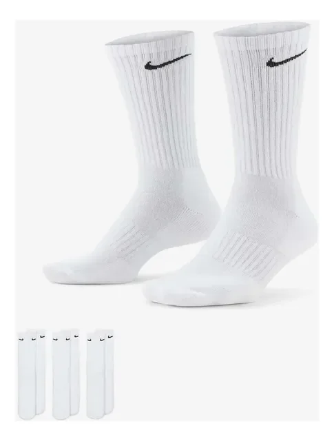Meia Nike Everyday Cushion Crew (3 Pares)