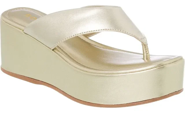 Sandália Feminina Sofiolí Plataforma Chinelo De Dedo Leve