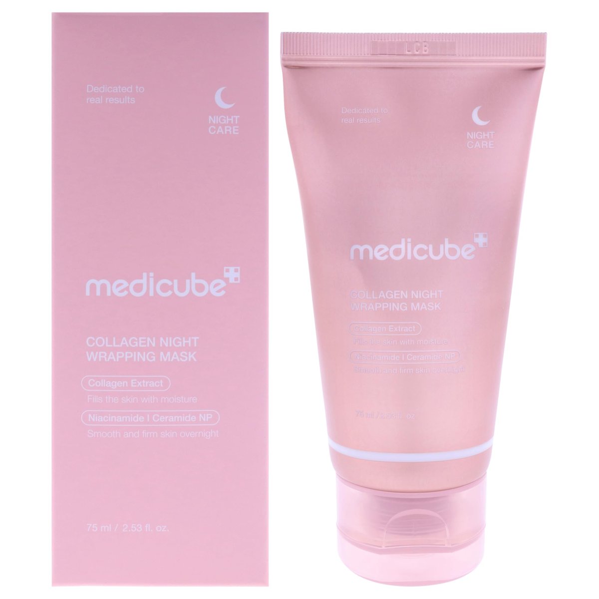 Medicube Máscara Facial Noturna Collagen Night Wrapping Mask 75ml para Elasticidade e Hidratação da Pele