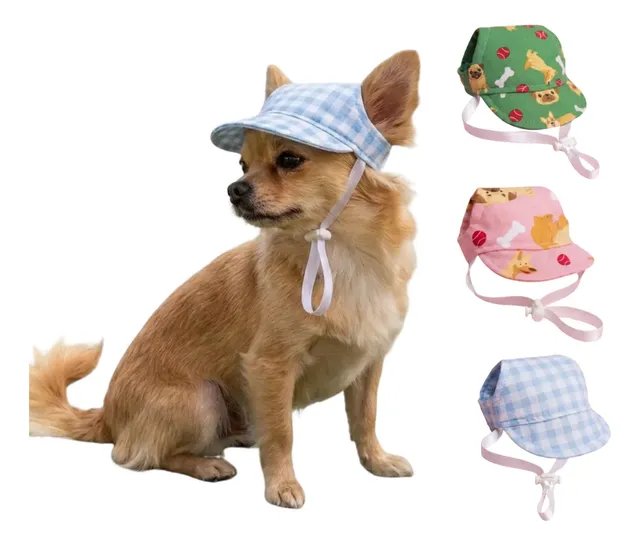Chapéu Boné Para Pet Cachorro E Gato Estampado Praia