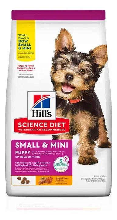 Ração Hill's Science Diet Pequeno/mini Cão Filhote 2,04kg