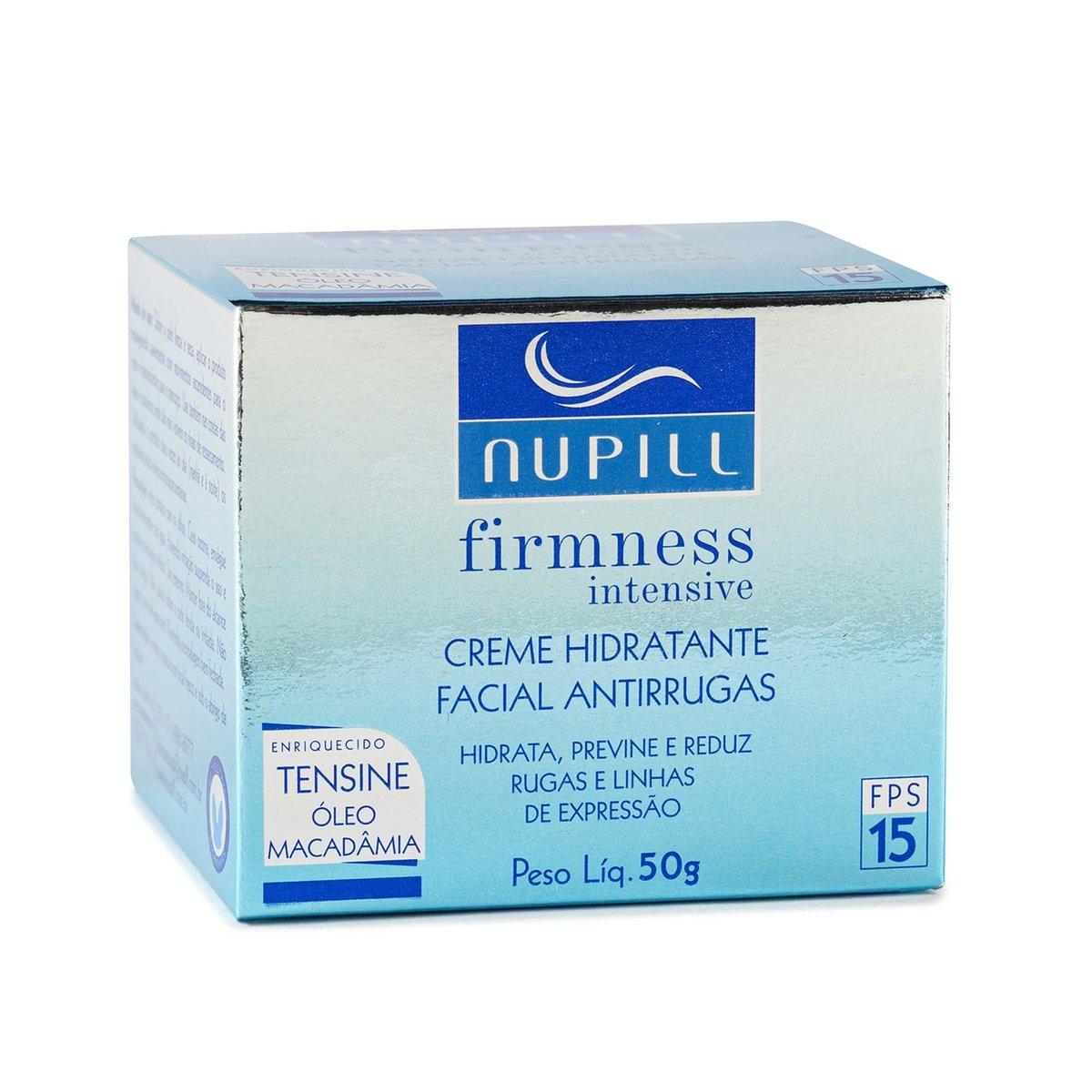 Nupill Creme Hidratante Antirrugas Tensine Fps 15 50G Azul