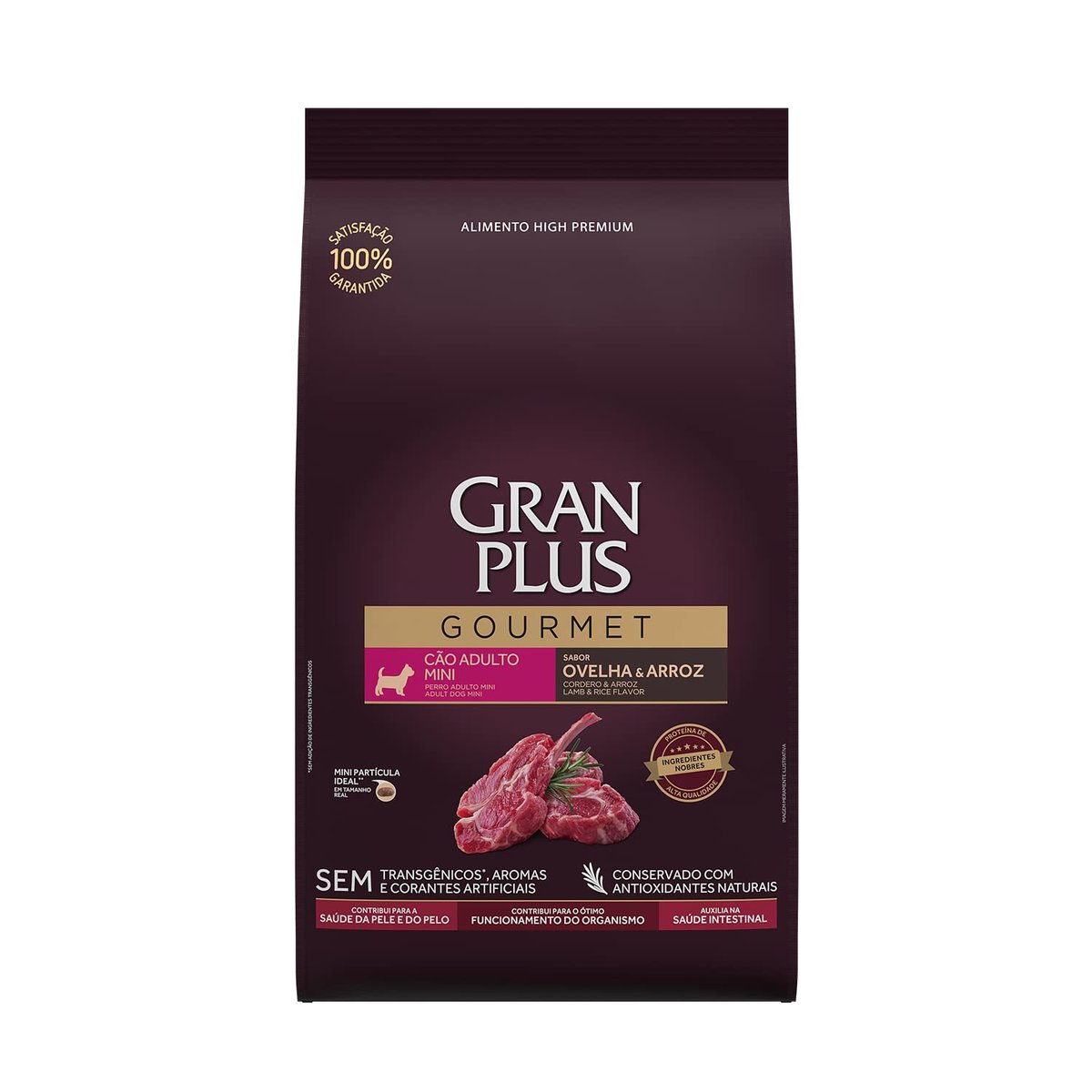 Granplus Ração Granplus Gourmet Cães Adultos Mini Ovelha E Arroz 15Kg