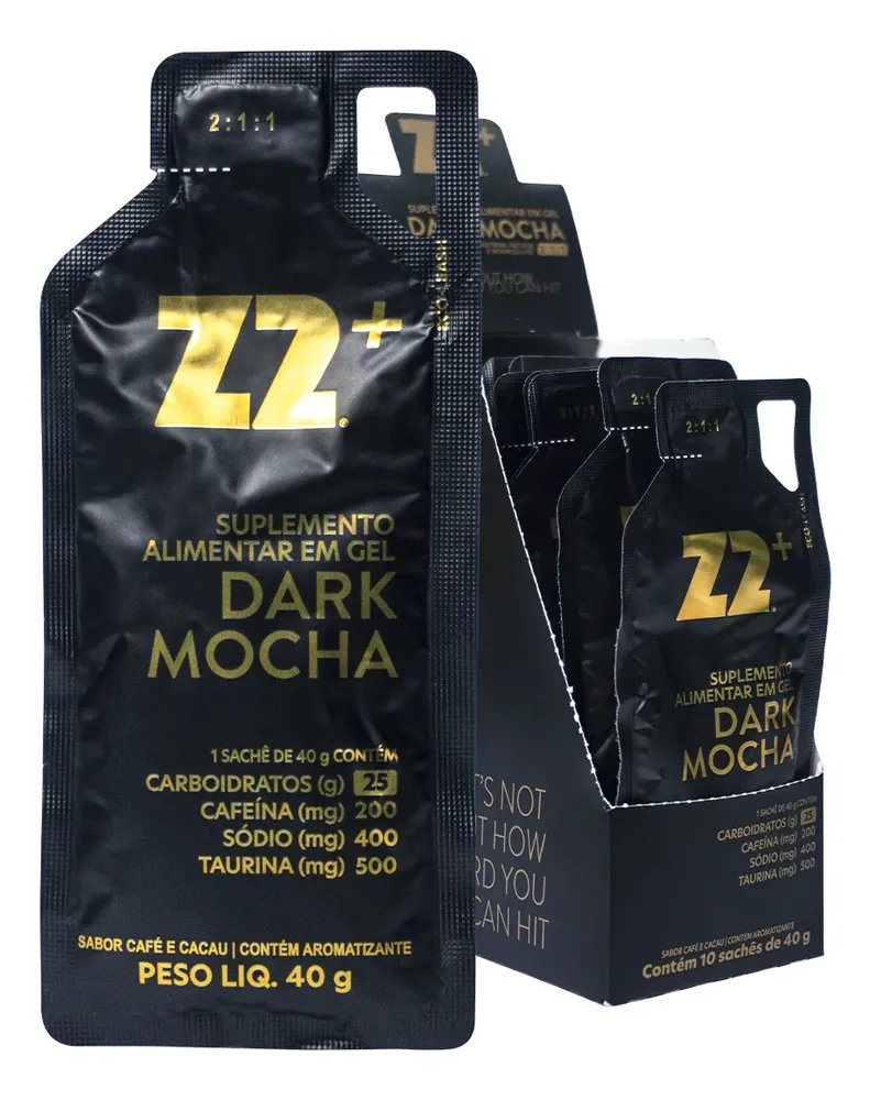 Energy Gel Z2+ Dark Mocha Box 10 Unidades Dark Mocha