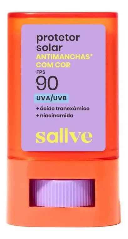 Protetor Solar Em Bastão Antimanchas FPS 90 Cor 1 15g Sallve