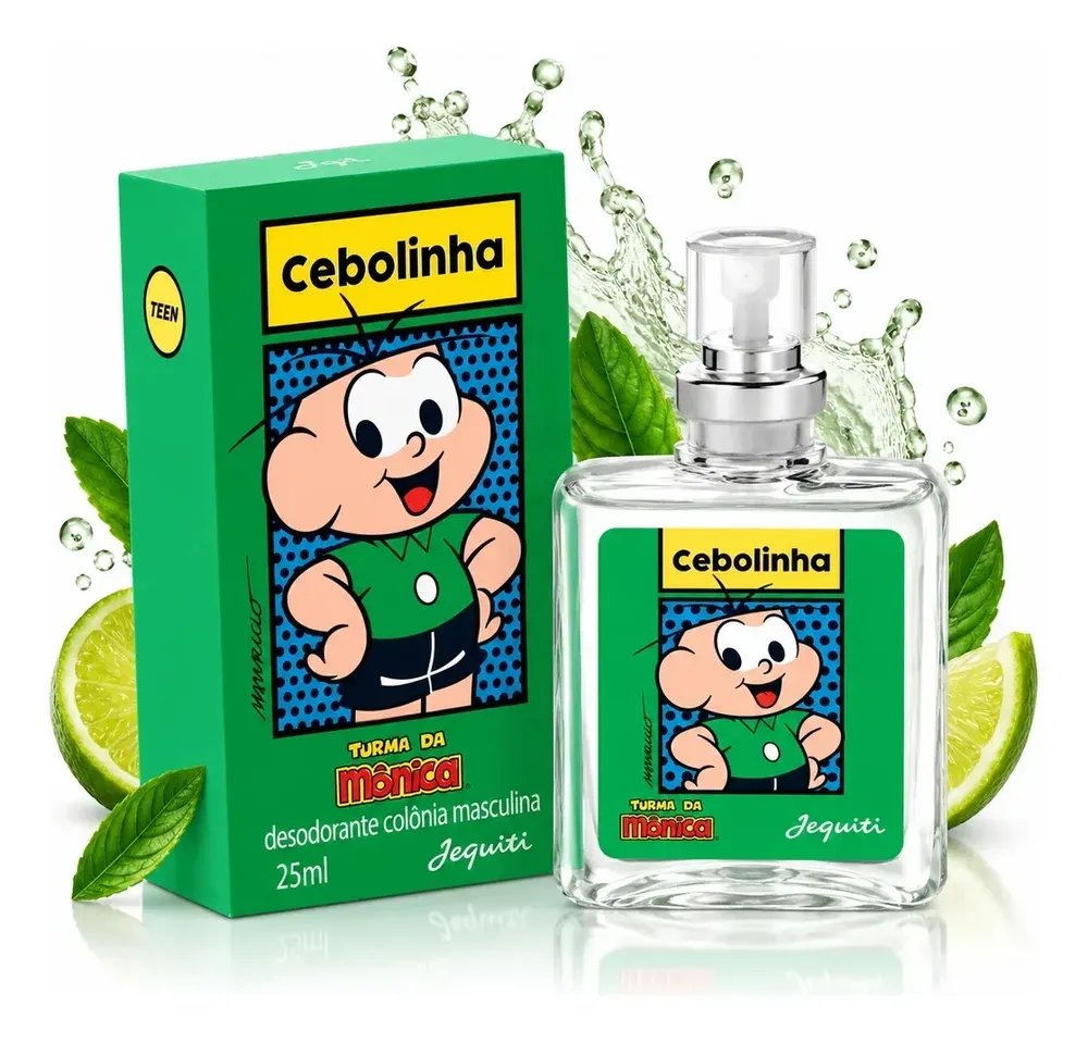 Perfumes Colônia Miniatura Cebolinha Turma Da Mônica Jequiti 25ml