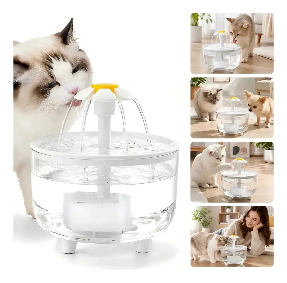 Fonte Bebedouro Automática MIW 1.5L USB para Cães e Gatos Bivolt