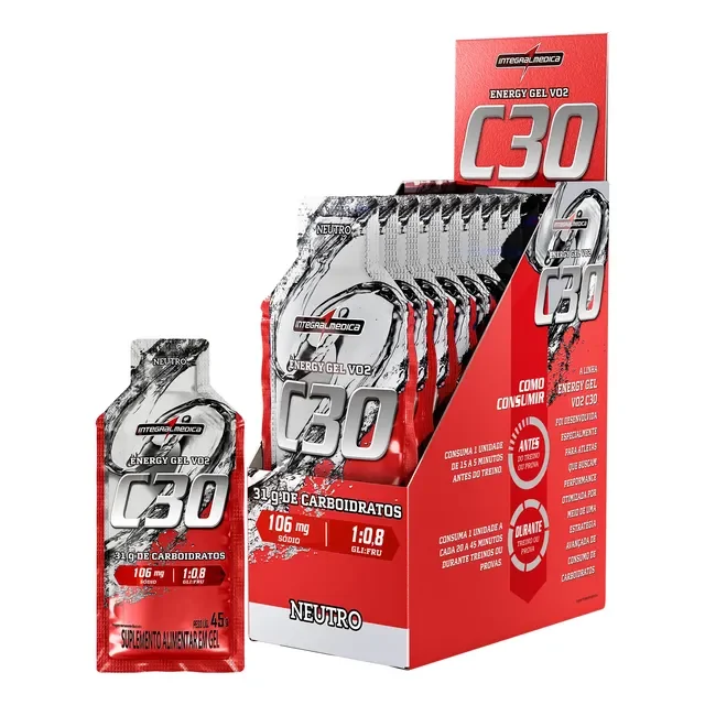 Carbo Gel Vo2 Integralmedica (10 Sachês Gel) C30 Original