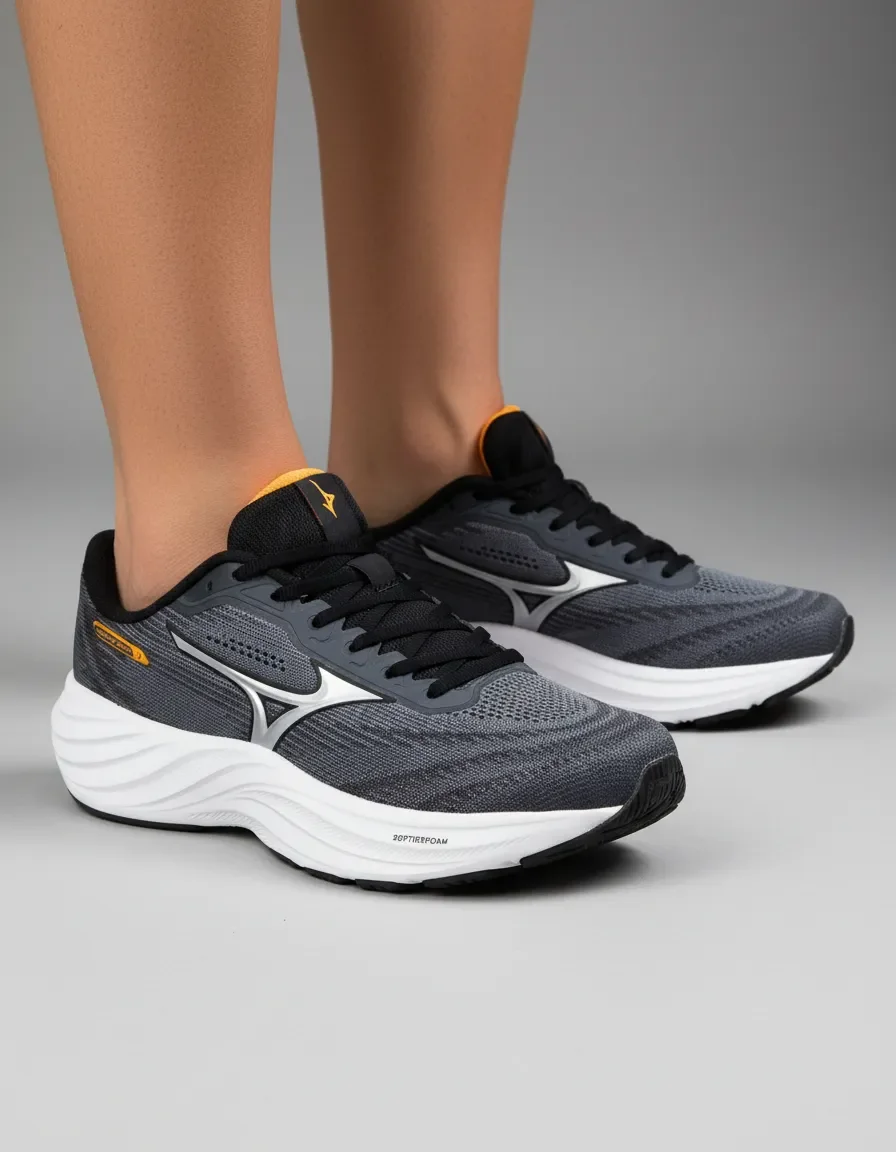 Tênis Esportivo Masculino Goya 3 Mizuno Cinza