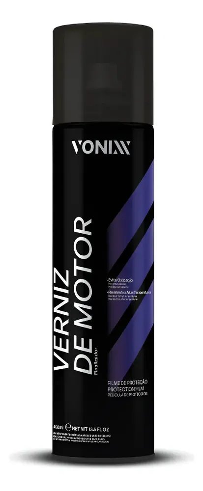 Verniz De Motor Aerosol Finalizador Vonixx 400ml Spray