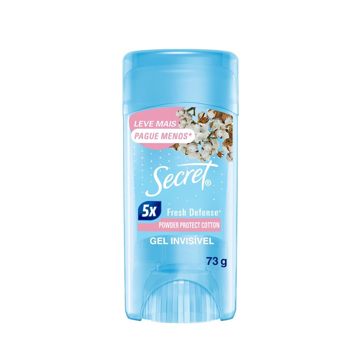 Secret Desodorante Antitranspirante em Gel Proteção de Algodão 73 g