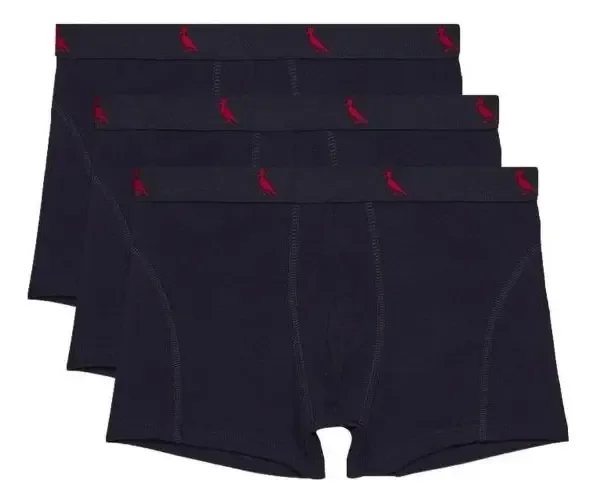 Kit 3 Cuecas Boxer Algodão Reserva