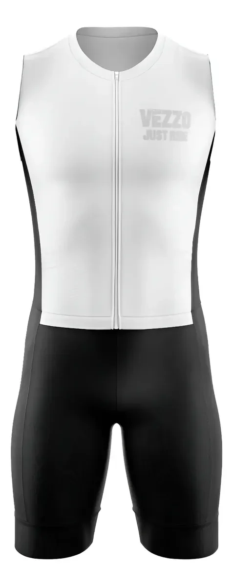 Macaquinho Carbon Unissex Triathlon Corrida Vezzo Regata (4 Cores)