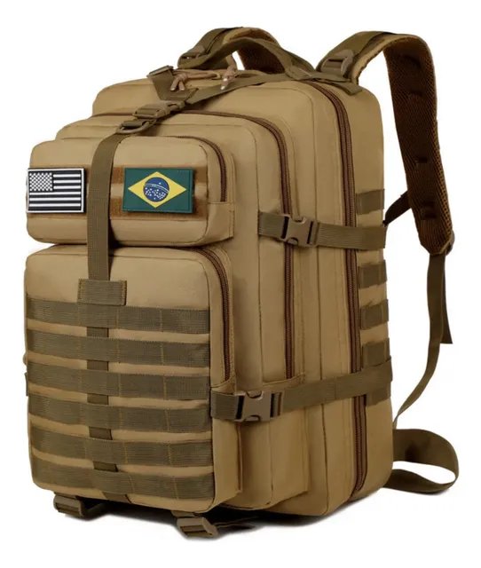 Mochila Tática Impermeável Militar Reforçada Grande 50litros