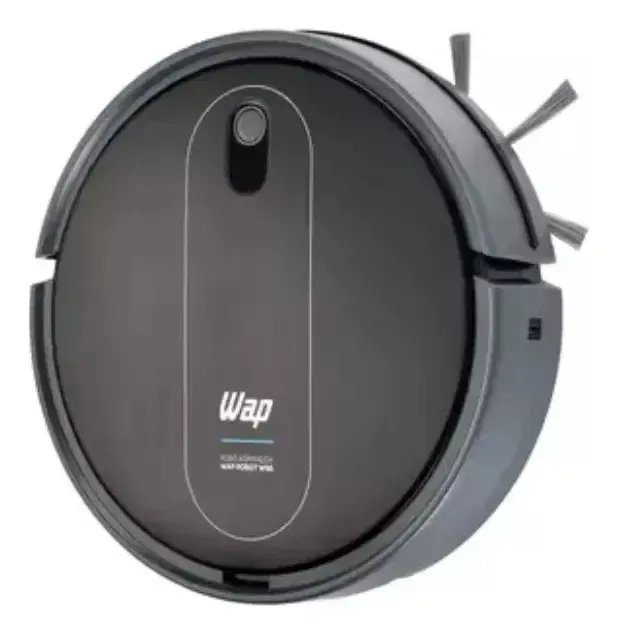 Robô Aspirador Wap W96 30w Super Slim Varre E Aspira Cor Preto