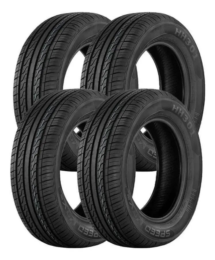 Jogo 4 Pneus Speedmax Aro 15 Hh301 195/65r15 91v A3