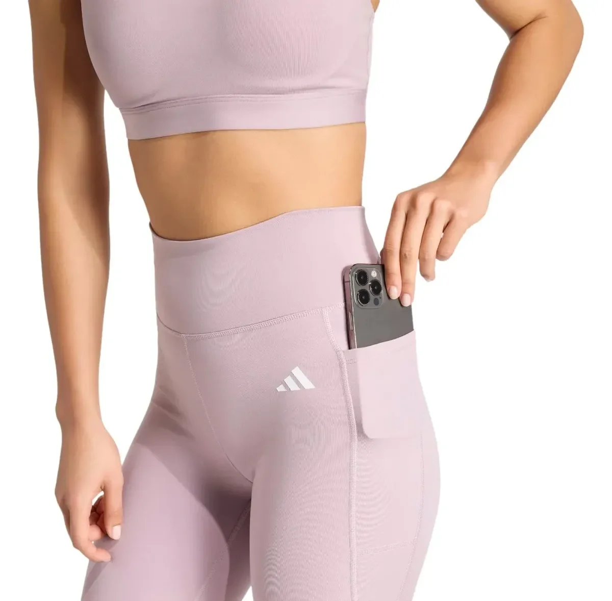 Calça Legging Adidas Treino Optime Essential