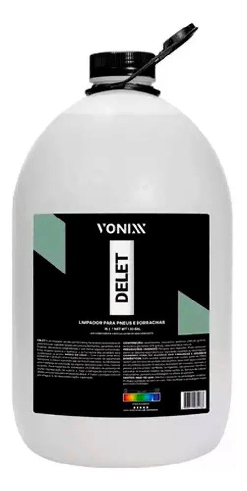 Delet Limpador Para Pneus E Borrachas 5l - Vonixx