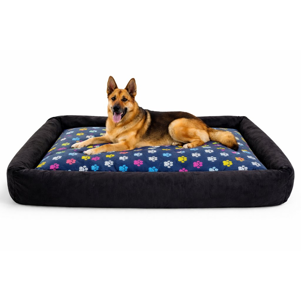 Cama Pet Impermeável Grande 100x70Cm e Media 70x50cm - 100% Lavável Confortável Para Cachorro Gato