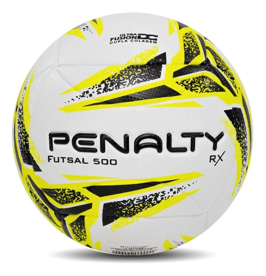 Bola De Futsal Rx 500 Xxiii Cor Branco Amarelo E Preto Penalty