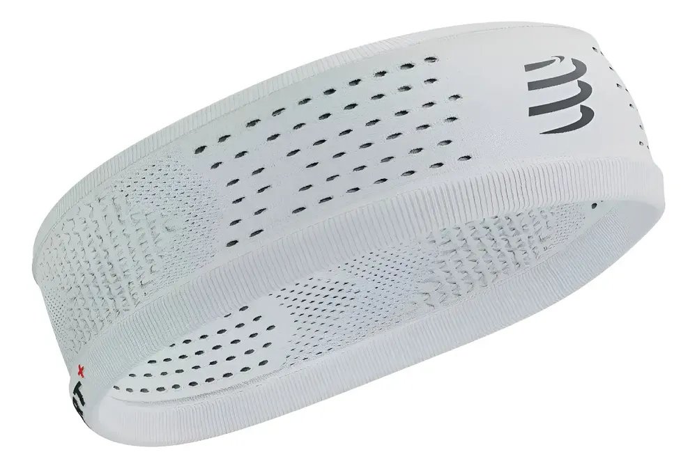 Faixa Compressport Anti Suor Para Corrida E Crossfit Cor Branco Liso Tamanho Único