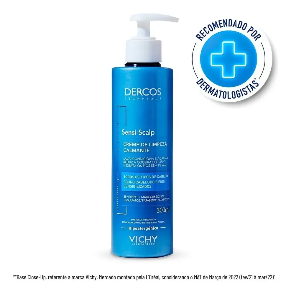 Creme De Limpeza Capilar Sensi Scalp 300ml Vichy Dercos