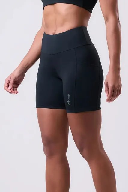 Bermuda Corrida Authen Essential Run Stamina Bolsos Preta - P, M e G