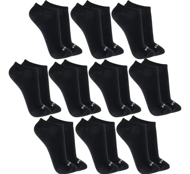 Kit 10 Pares Meias Mash Invisível Esportiva Algodão Original