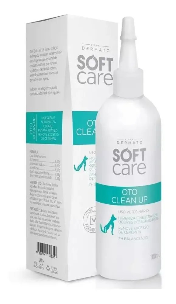 Loção Soft Care Oto Clean Up 100ml
