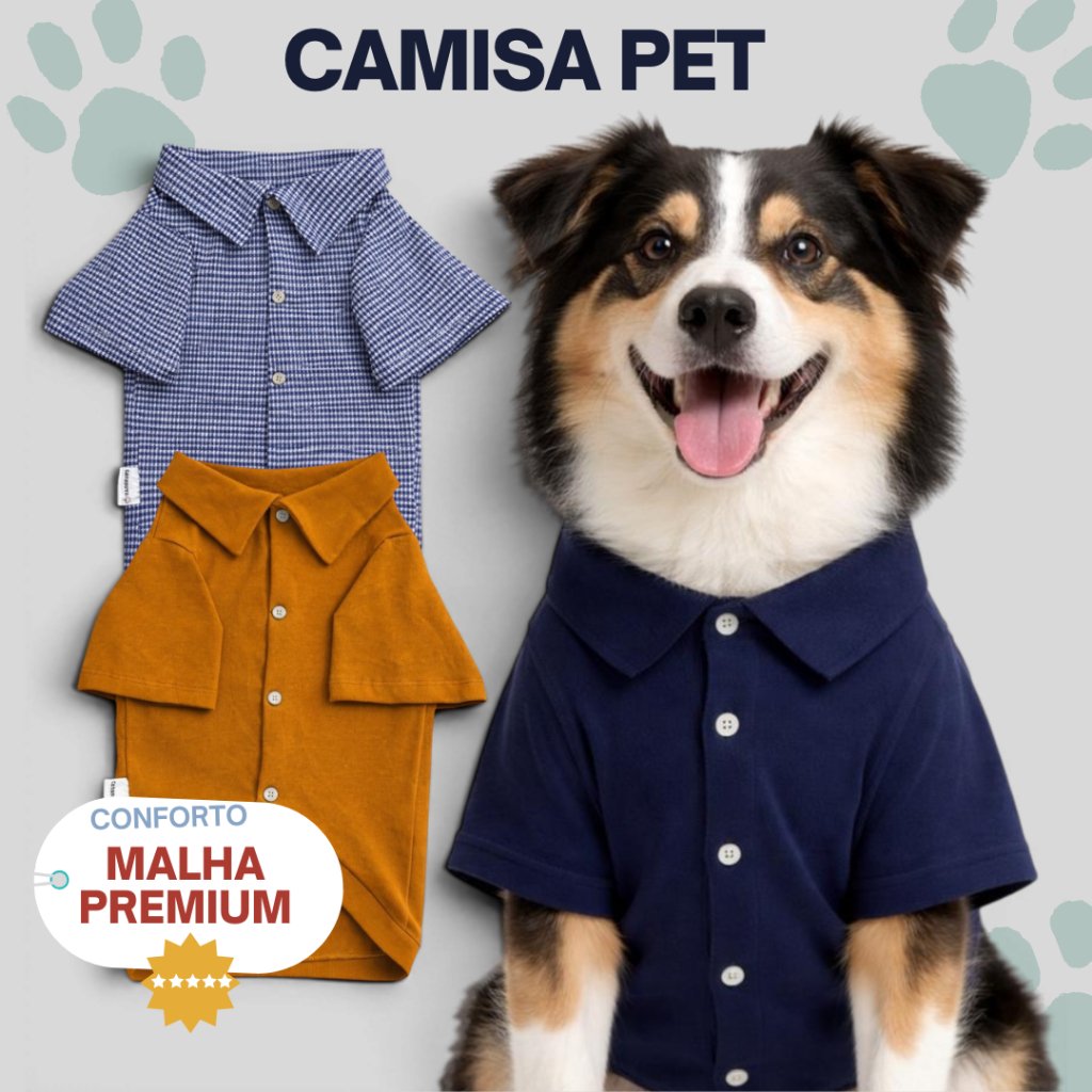 Camiseta Pólo Pet Cachorro Para Cães Roupas Pequenas Médias Colete Gatos De Estimação