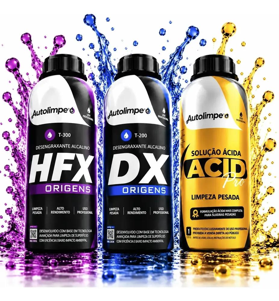 Hfx + Dx Origens  Acid Pro Solução Acida Pro Limpeza Pesada