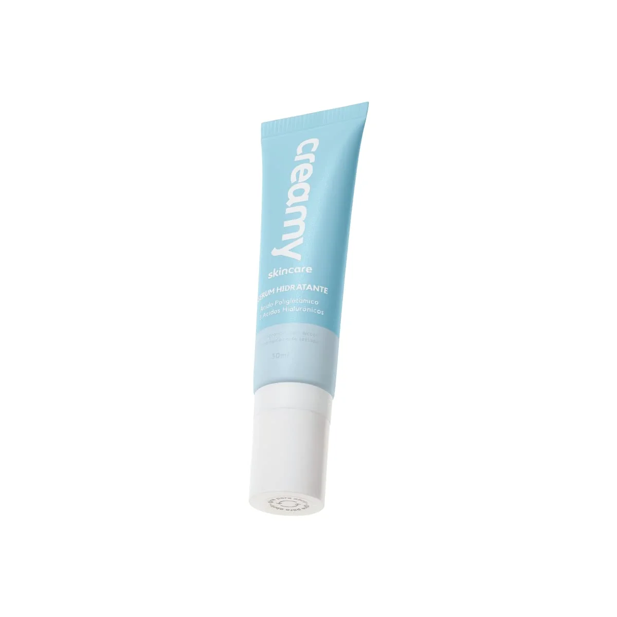 Creamy Skincare Sérum Hidratante 30ml | Textura Leve, Oil-Free, Hidratação Profunda, Rápida Absorção | Uso Diurno e Noturno, Todos os Tipos de Pele, inclusive Oleosas