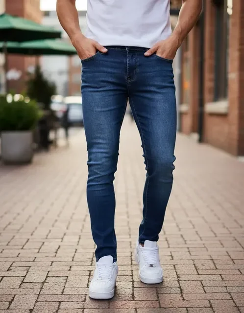 Calça Jeans Masculina Original Elastano Lycra