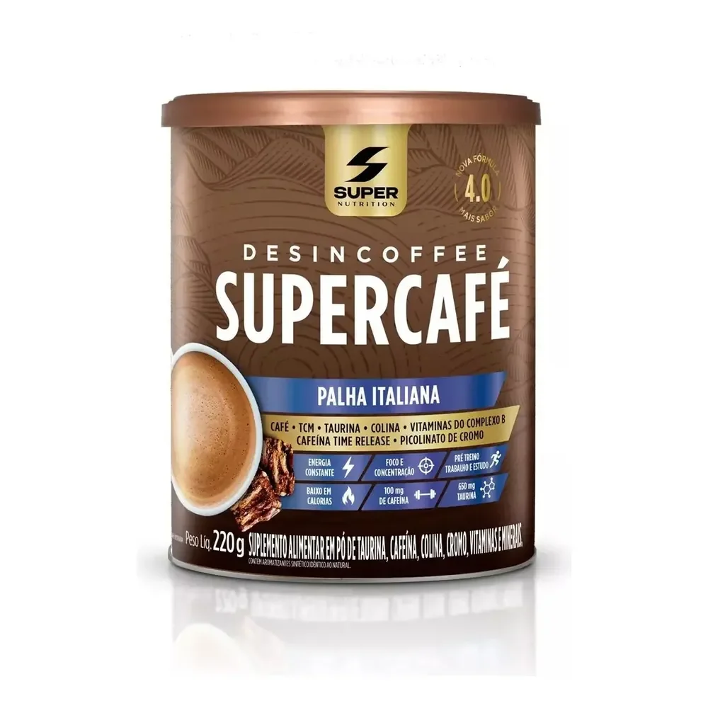 Supercáfe Palha Italiana 220g Super Nutrition