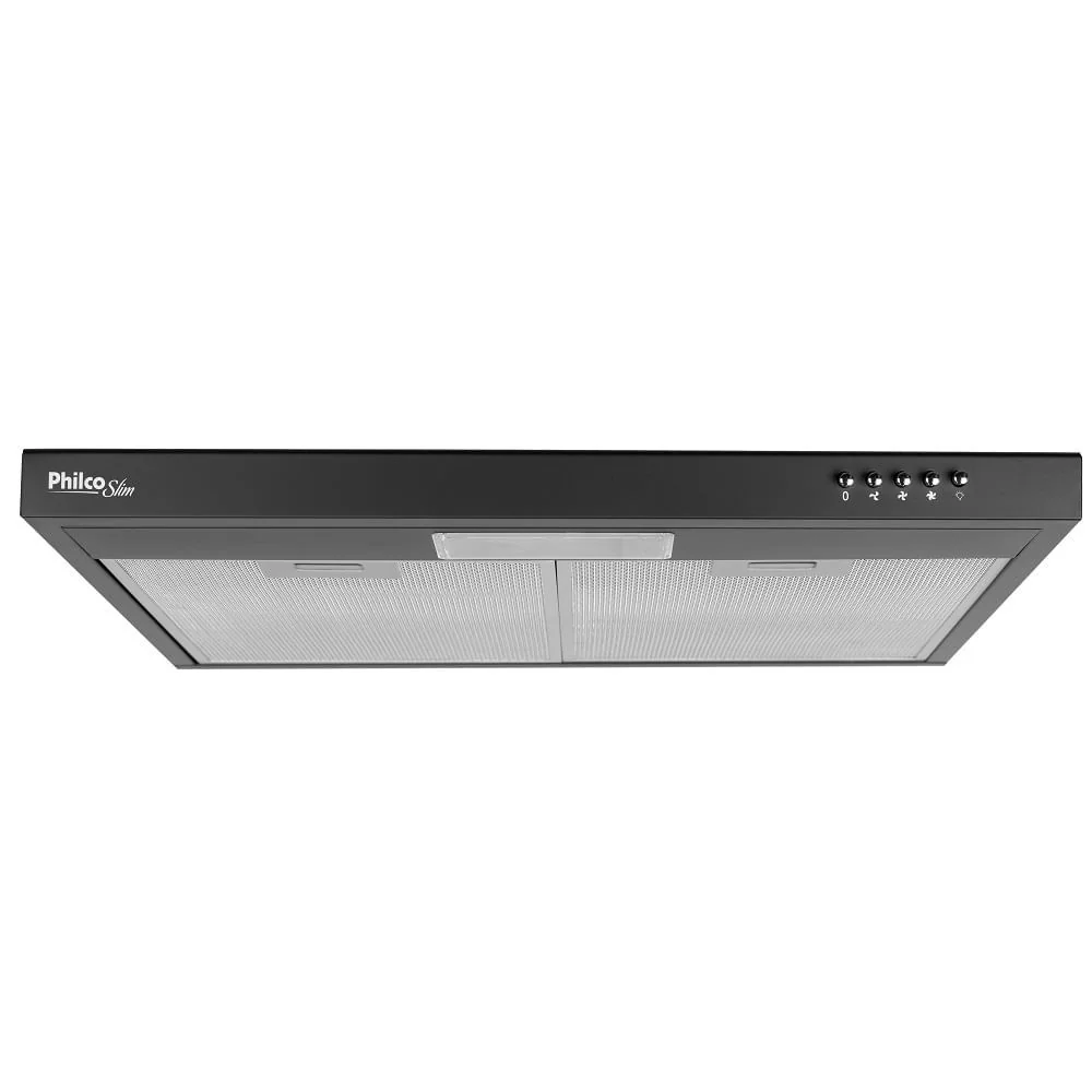 Depurador de Ar Slim Philco 60cm 3 Velocidades Preto 127V – PDR60P