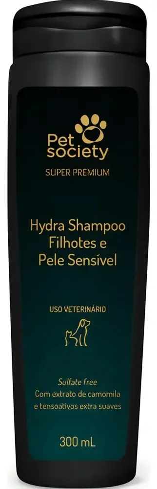 Shampoo Pet Society Hydra Filhote e Pele Sensível 300ml