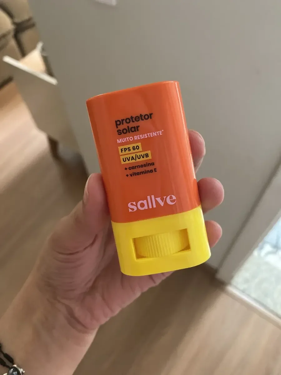 Protetor Solar Bastão FPS 60 Sallve 15g