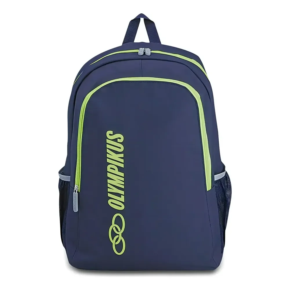 Mochila Casual Olympikus Essential Marinho/lime Azul-marinho Liso
