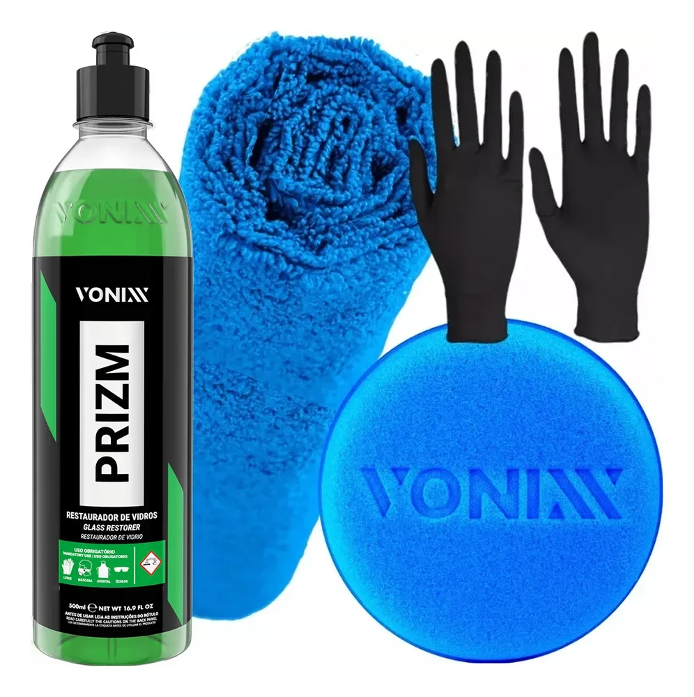 Restaurador Vidro Automotivo Vonixx Prizm Remove Chuva Ácida 500ml