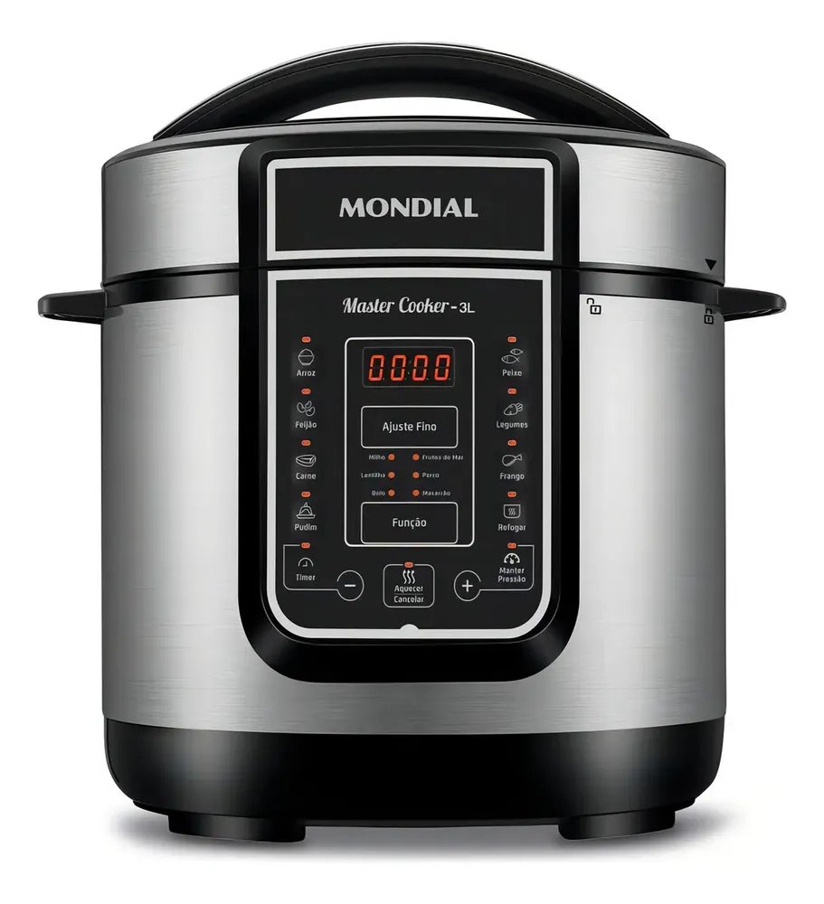 Panela De Pressão Elétrica Digital 3L Mondial 700W - PE-40