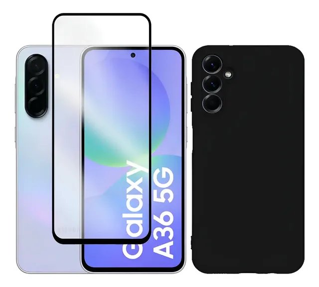 Kit Capa Capinha Case + Película 3d Para Galaxy A36 Sma366
