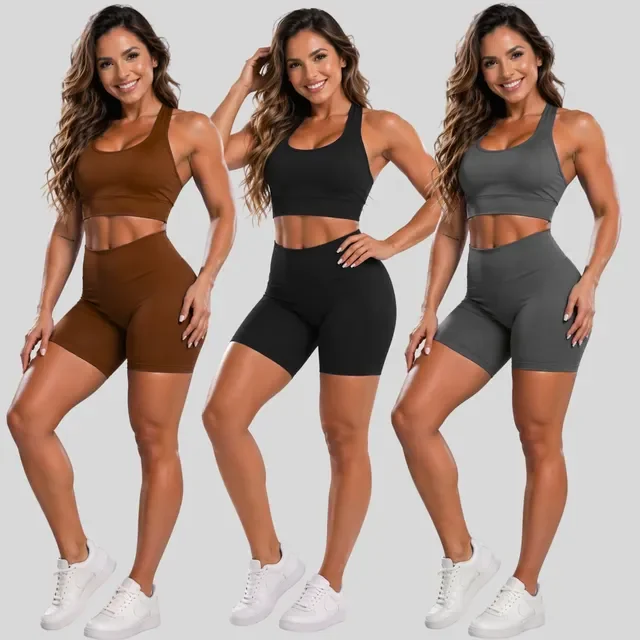 Kit 03 Conjuntos Top + Short