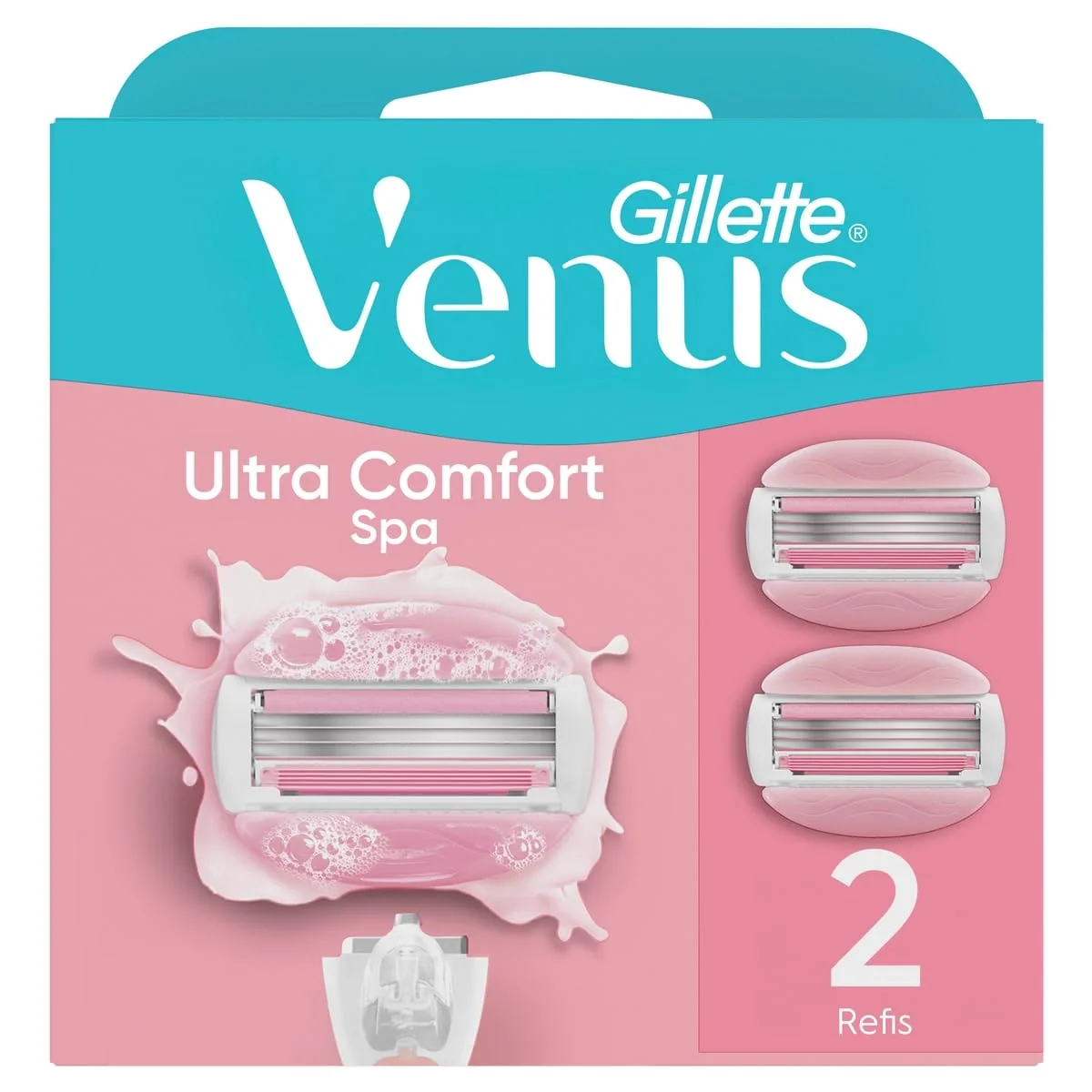 Gillette Venus Ultra Comfort Spa Carga para Aparelho 2 Unidades
